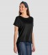 Camiseta negra para peluquería y comercio
