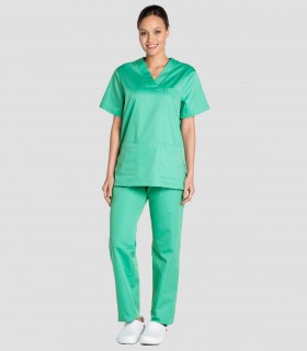 Pantalón sanitario Verde sin bolsillos