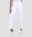 Pantalón Culotte Microfibra Blanca