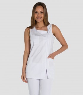 Casaca mujer Blanca para estética y comercio
