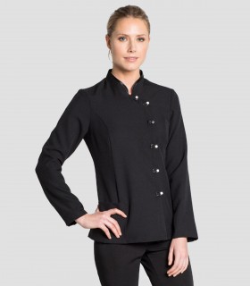 Casaca mujer manga larga para estética y comercio