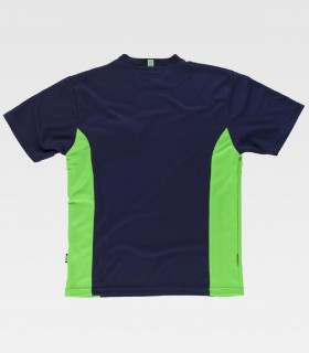 Camiseta de trabajo Azul marino + Verde