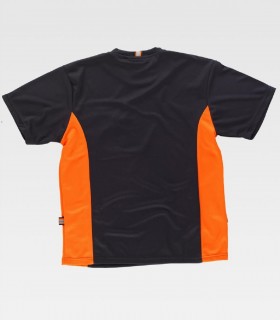 Camiseta de trabajo Negro + Naranja