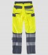 Pantalón Alta visibilidad Amarillo y Gris oscuro
