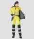 Chaqueta Workshell Alta visibilidad Amarillo y Gris oscuro