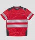 Camiseta Alta visibilidad Rojo y Gris oscuro