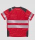 Camiseta Alta visibilidad Rojo y Gris oscuro