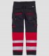 Pantalón Alta visibilidad Rojo y Negro