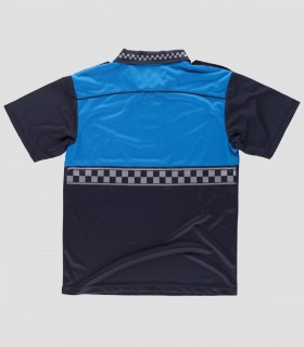 Polo Alta visibilidad Marino y Celeste