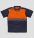 Polo Alta visibilidad Marino y Naranja