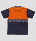 Polo Alta visibilidad Marino y Naranja