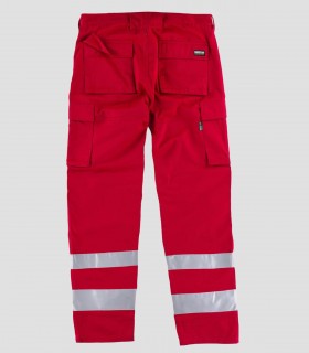 Pantalón Alta visibilidad Rojo