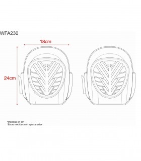 Rodilleras de protección de gel