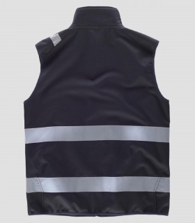 Chaleco Workshell Alta visibilidad Negro