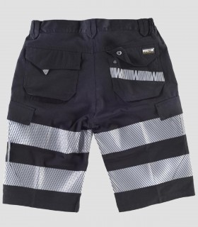 Bermudas Alta visibilidad Negro