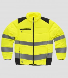Cazadora Workshell Alta visibilidad Amarillo y Negro