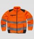 Cazadora Workshell Alta visibilidad Naranja y Negro