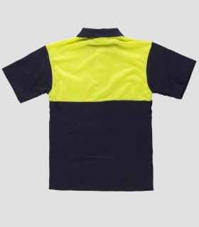 Polo Alta visibilidad Marino y Amarillo
