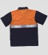 Polo Alta visibilidad Marino y Naranja