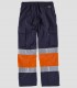 Pantalón Algodón Alta visibilidad Marino y Naranja
