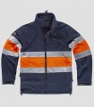 Chaqueta Workshell Alta visibilidad Marino y Naranja