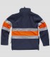 Chaqueta Workshell Alta visibilidad Marino y Naranja