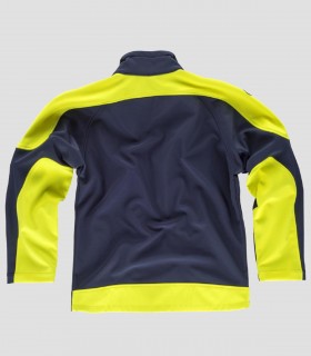 Chaqueta Workshell Alta visibilidad Marino y Amarillo
