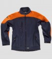 Chaqueta Workshell Alta visibilidad Marino y Naranja