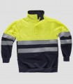 Sudadera Alta visibilidad Marino y Amarillo