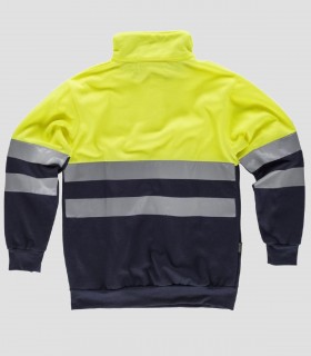 Sudadera Alta visibilidad Marino y Amarillo