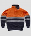 Sudadera Alta visibilidad Marino y Naranja