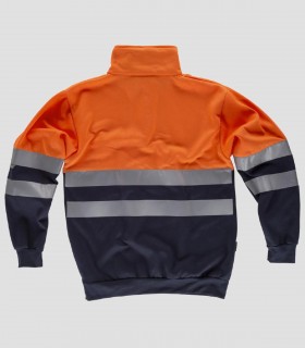 Sudadera Alta visibilidad Marino y Naranja