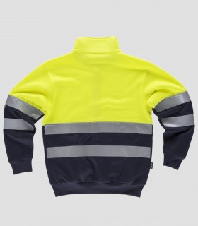 Sudadera Alta visibilidad Marino y Amarillo