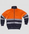 Sudadera Alta visibilidad Marino y Naranja