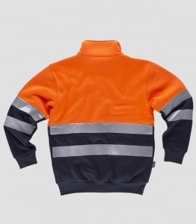 Sudadera Alta visibilidad Marino y Naranja