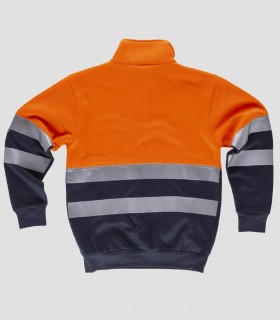 Sudadera Alta visibilidad Marino y Naranja