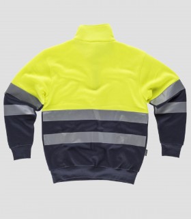 Sudadera Alta visibilidad Marino y Amarillo