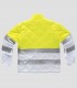 Cazadora acolchada Alta visibilidad Blanco y Amarillo