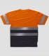 Camiseta Alta visibilidad Marino y Naranja