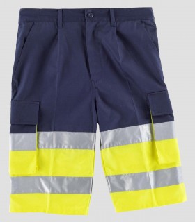 Bermuda Alta visibilidad Marino y Amarillo