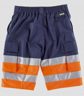 Bermuda Alta visibilidad Marino y Naranja