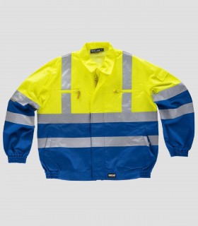 Cazadora Alta visibilidad Azulina y Amarillo
