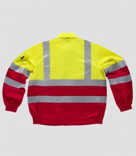 Cazadora Alta visibilidad Rojo y Amarillo