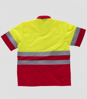 Camisa Alta visibilidad Rojo y Amarillo