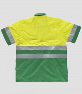 Camisa Alta visibilidad Verde y Amarillo