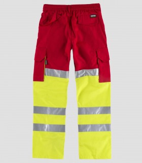 Pantalón Alta visibilidad Rojo y Amarillo