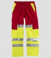 Pantalón Alta visibilidad Rojo y Amarillo