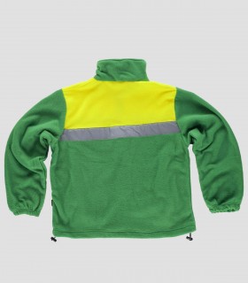 Chaqueta Polar Alta visibilidad Verde y Amarillo