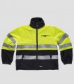 Chaqueta Polar Alta visibilidad Marino y Amarillo