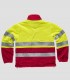 Chaqueta Polar Alta visibilidad Rojo y Amarillo